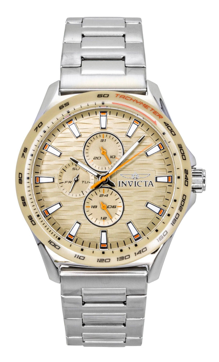 Invicta Racing GMT Stainless Steel Sand Dial Quartz 47552 Men's Watch