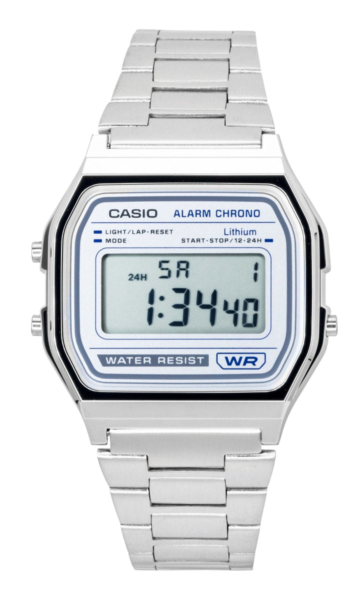 Casio Vintage Digital Stainless Steel Quartz A158WEA-7 Unisex Watch