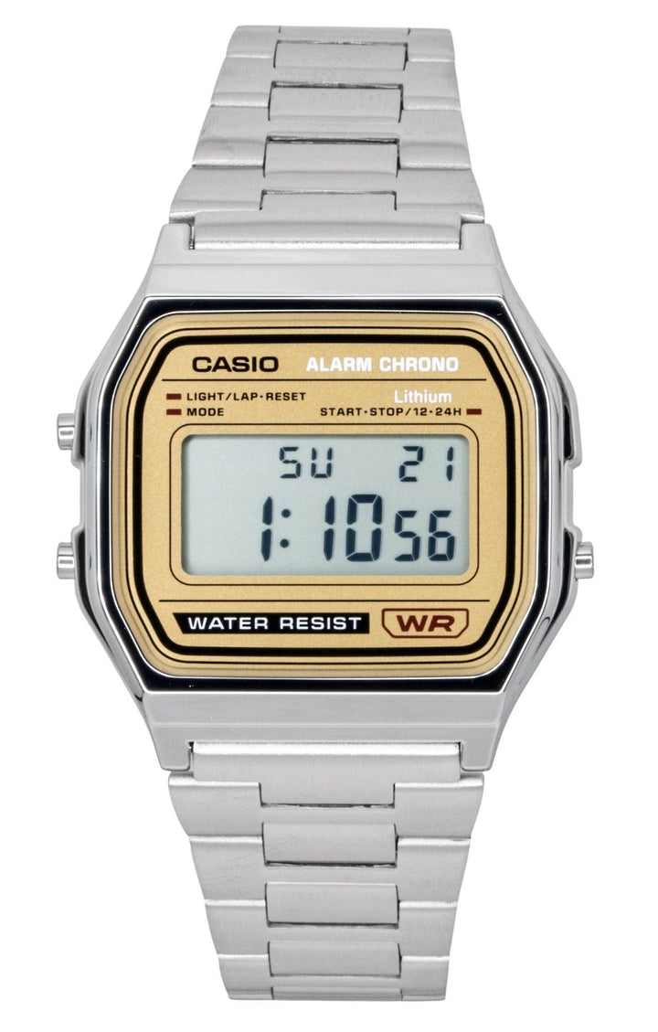 Casio Vintage Digital Stainless Steel Quartz A158WEA-9 Unisex Watch