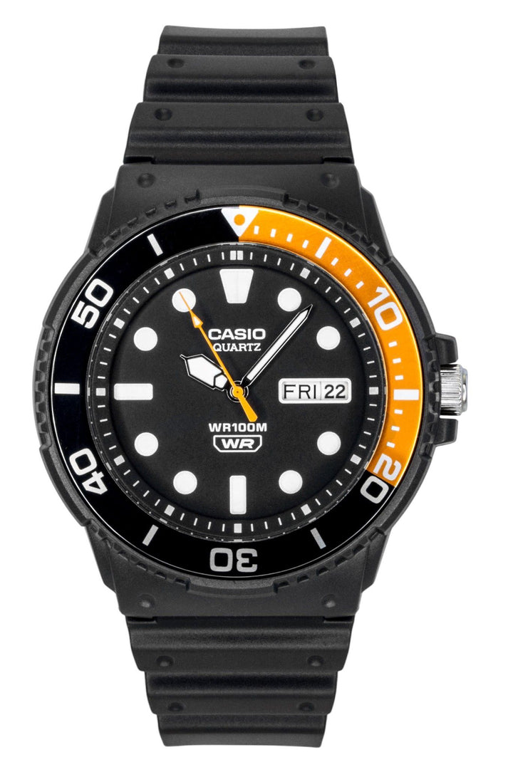 Casio Analog Resin Strap Black Dial Quartz MRW-230H-1E4V 100M Men's Watch
