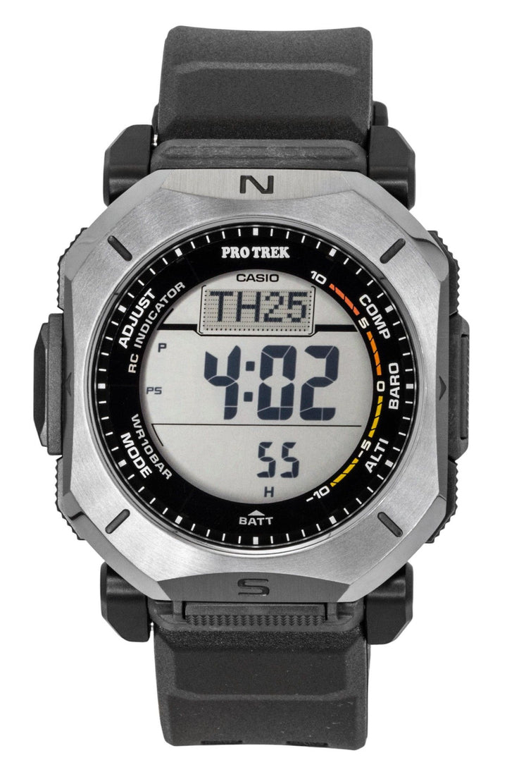 Casio Pro Trek Digital Radio-Controlled Rubber Strap Solar PRW-69Y-1 100M Men's Watch